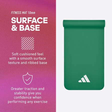 เสื่อฟิตเนส 10 มม. ADIDAS ADMT-11015DG สีเขียวเข้ม_6